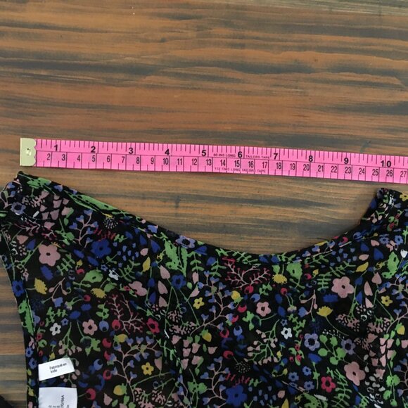 [Divided by H&M] Sheer Floral Scoop Neck Sundress | 12 | Good - Picture 6 of 11